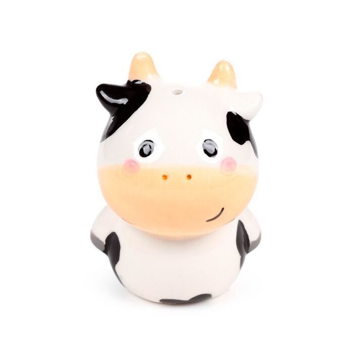 Black and White Cow Ceramic Salt & Pepper Set - 1st Stop Marshall's Health Shop, Gift Shop! - Heath and Natural Therapy New Brighton Christchurch - Naturopath