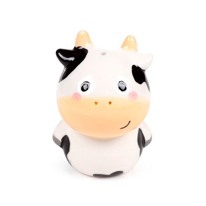 Black and White Cow Ceramic Salt & Pepper Set - 1st Stop Marshall's Health Shop, Gift Shop! - Heath and Natural Therapy New Brighton Christchurch - Naturopath