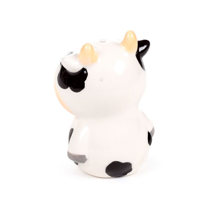 Black and White Cow Ceramic Salt & Pepper Set - 1st Stop Marshall's Health Shop, Gift Shop! - Heath and Natural Therapy New Brighton Christchurch - Naturopath