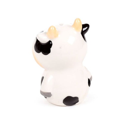 Black and White Cow Ceramic Salt & Pepper Set - 1st Stop Marshall's Health Shop, Gift Shop! - Heath and Natural Therapy New Brighton Christchurch - Naturopath
