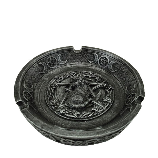 Black Cat Incense Holder and Ashtray - MarshallsHealthShop