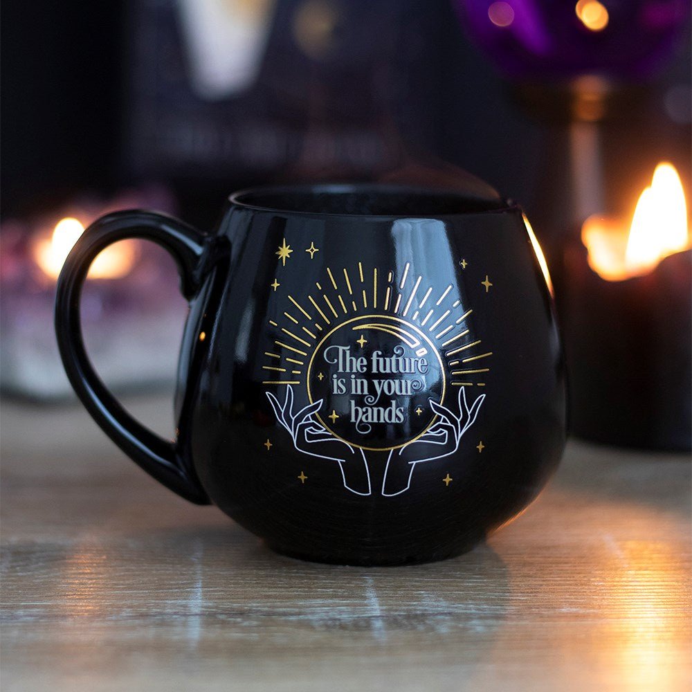 Black Fortune Teller Colour Changing Mug - MarshallsHealthShop