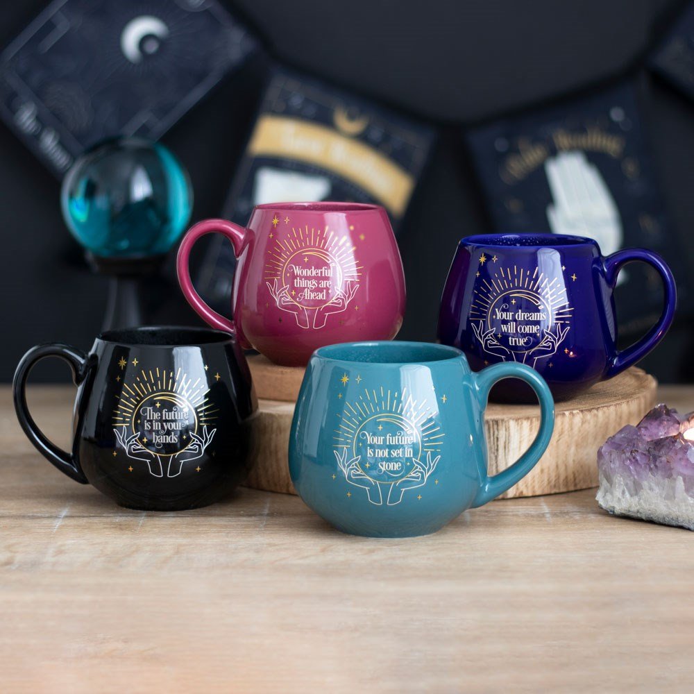 Black Fortune Teller Colour Changing Mug - MarshallsHealthShop