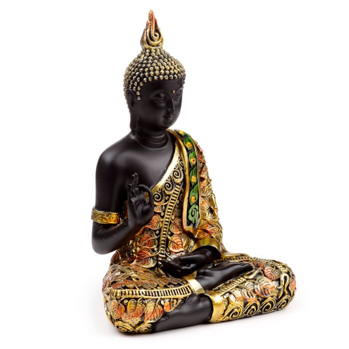 Black & Orange Gold Thai Buddha Mediation

Height 21cm Width 15cm Depth 10cm

655grams

1st Stop, Marshall's Health Shop, Gift Shop!

SKU: BUD383