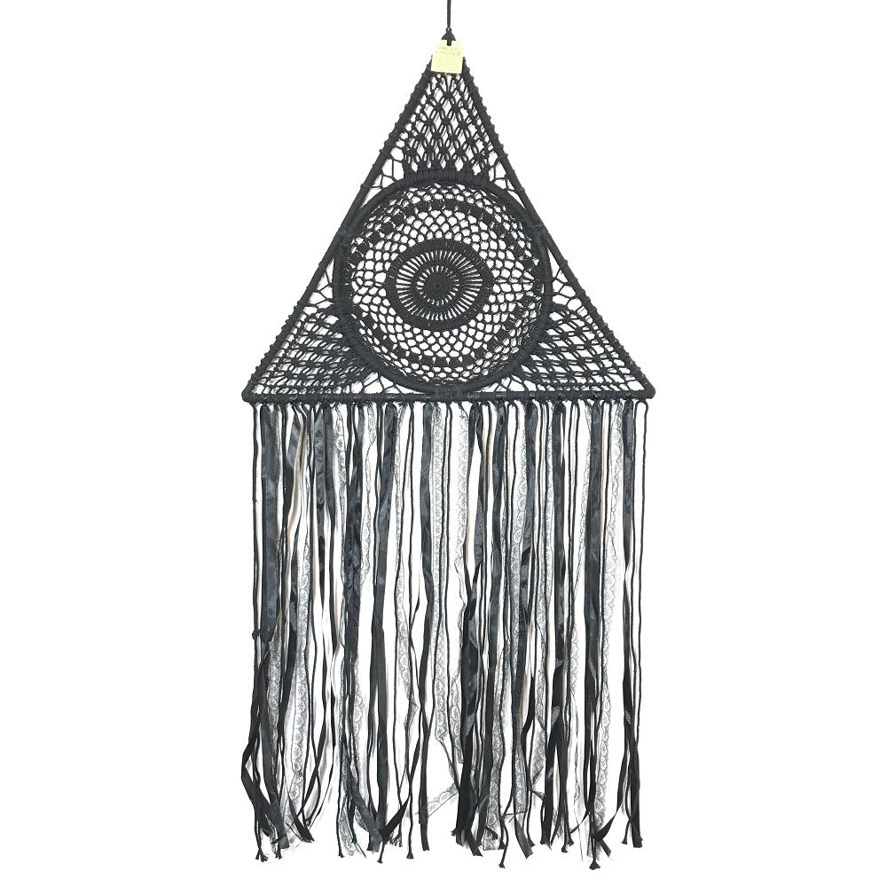 Black Third Eye Dreamcatcher 32cm - 1st Stop Marshall's Health Shop, Gift Shop! - Heath and Natural Therapy New Brighton Christchurch - Naturopath