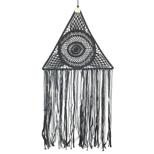 Black Third Eye Dreamcatcher 32cm - 1st Stop Marshall's Health Shop, Gift Shop! - Heath and Natural Therapy New Brighton Christchurch - Naturopath