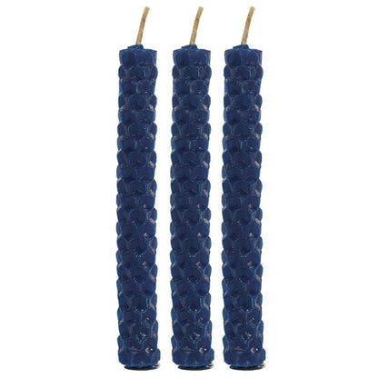 Blue Beeswax Spell Candles (6) - MarshallsHealthShop