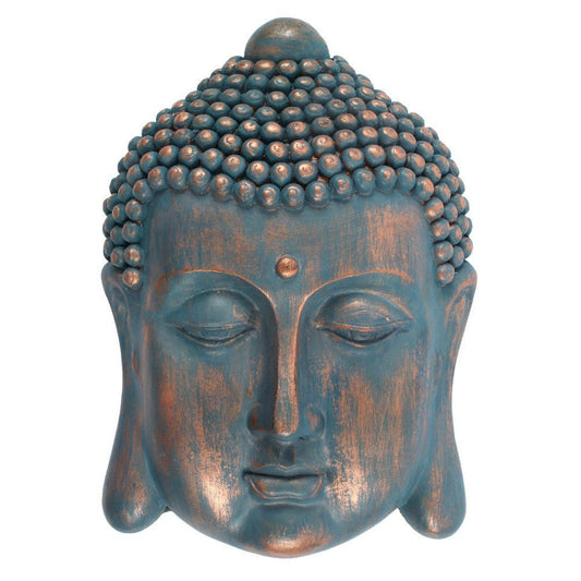 Blue Buddha Head Plaque - 1st Stop Marshall's Health Shop, Gift Shop! - Heath and Natural Therapy New Brighton Christchurch - Naturopath