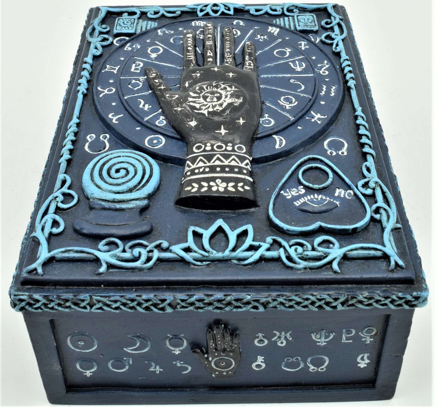 Blue Palmistry Tarot Box - MarshallsHealthShop