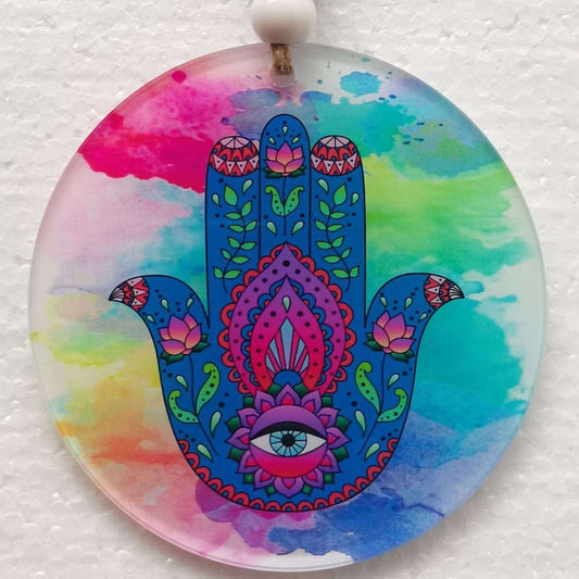 Boho Hamsa Wall Hanging (EWH21) - MarshallsHealthShop
