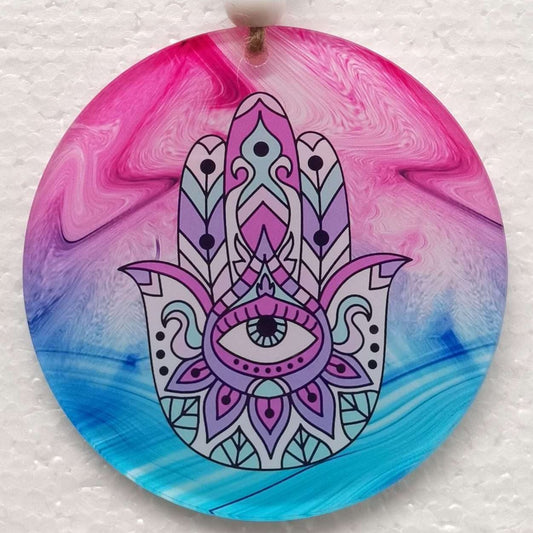 Boho Hamsa Wall Hanging (EWH22) - MarshallsHealthShop