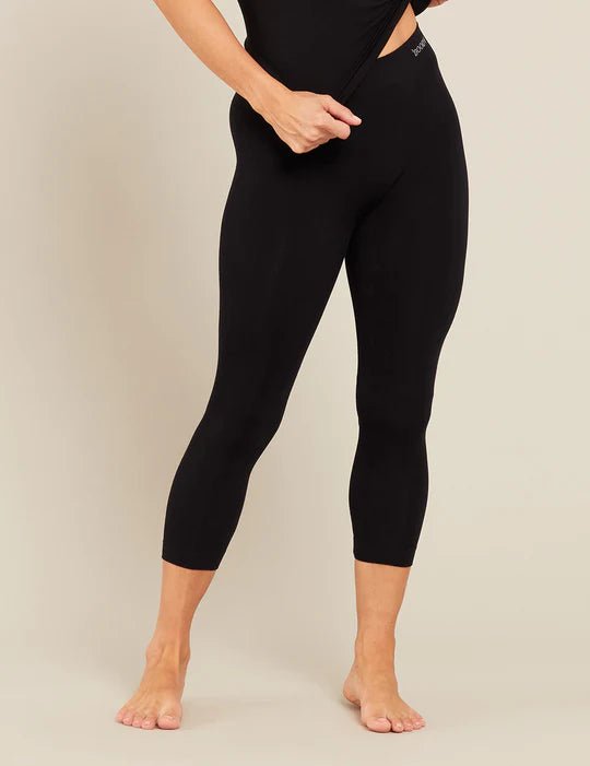 BOODY Women's 3/4 Leggings Black - 1st Stop Marshall's Health Shop, Gift Shop! - Heath and Natural Therapy New Brighton Christchurch - Naturopath