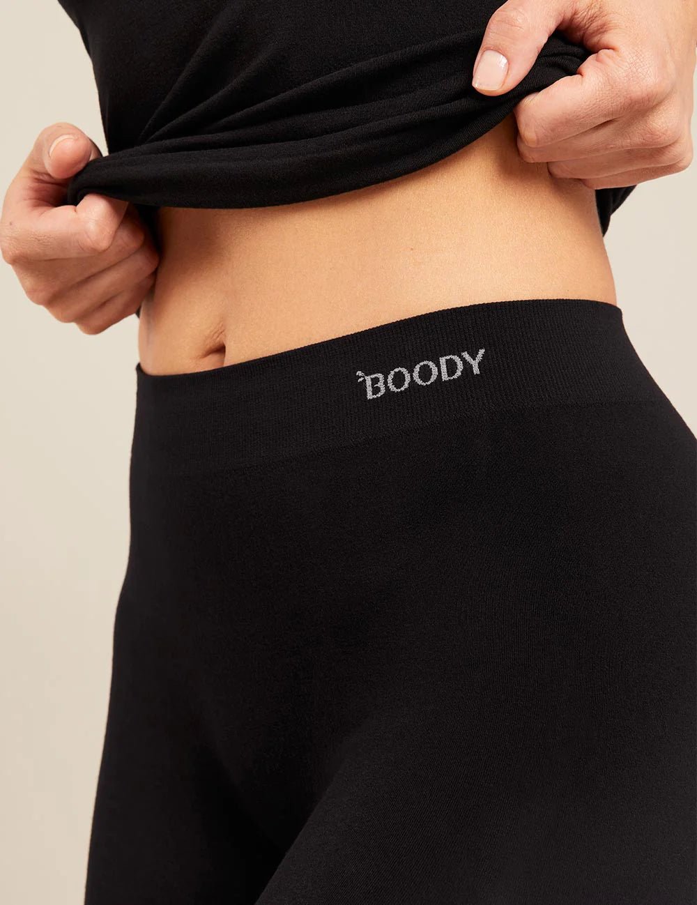 BOODY Women's 3/4 Leggings Black - 1st Stop Marshall's Health Shop, Gift Shop! - Heath and Natural Therapy New Brighton Christchurch - Naturopath