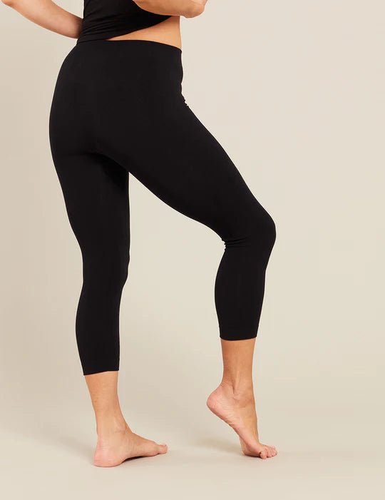 BOODY Women's 3/4 Leggings Black - 1st Stop Marshall's Health Shop, Gift Shop! - Heath and Natural Therapy New Brighton Christchurch - Naturopath