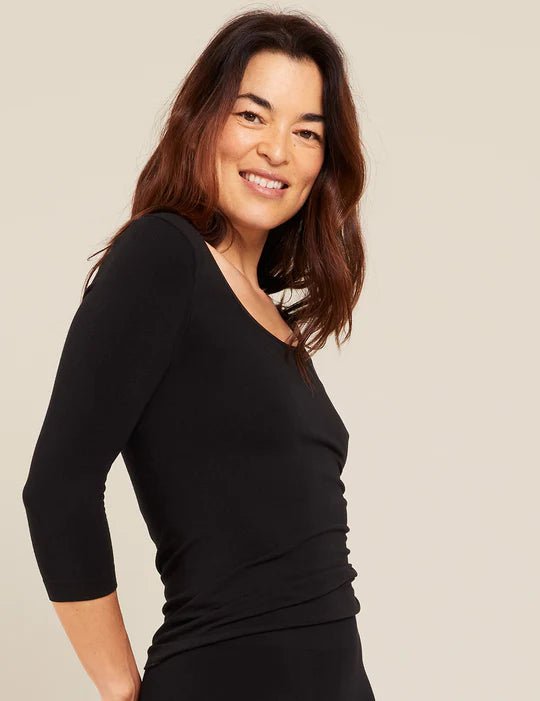 BOODY Women's 3/4 Sleeve Tops - 1st Stop Marshall's Health Shop, Gift Shop! - Heath and Natural Therapy New Brighton Christchurch - Naturopath