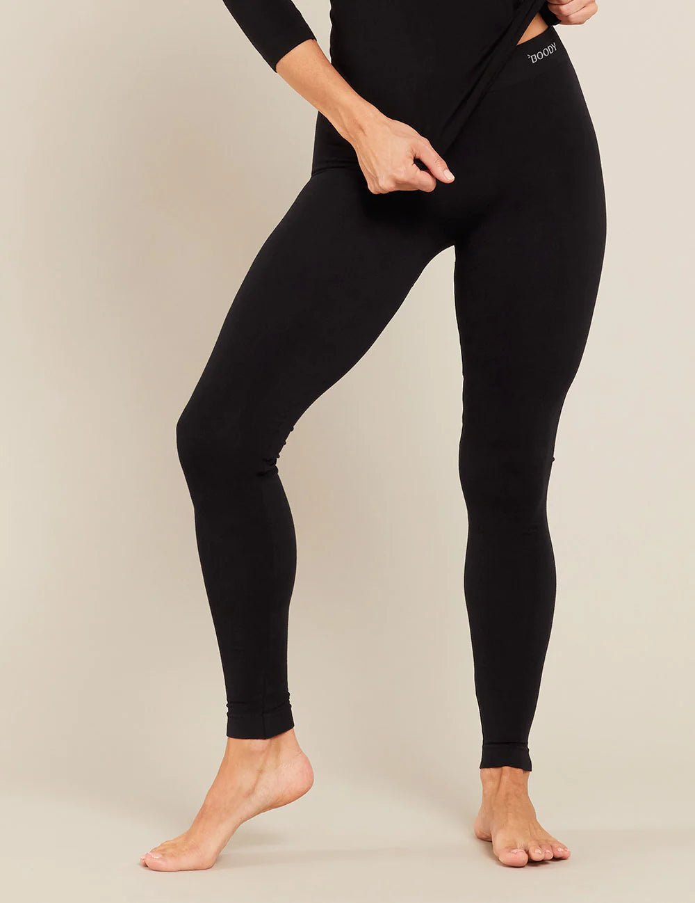BOODY Women's Full Leggings Black - 1st Stop Marshall's Health Shop, Gift Shop! - Heath and Natural Therapy New Brighton Christchurch - Naturopath