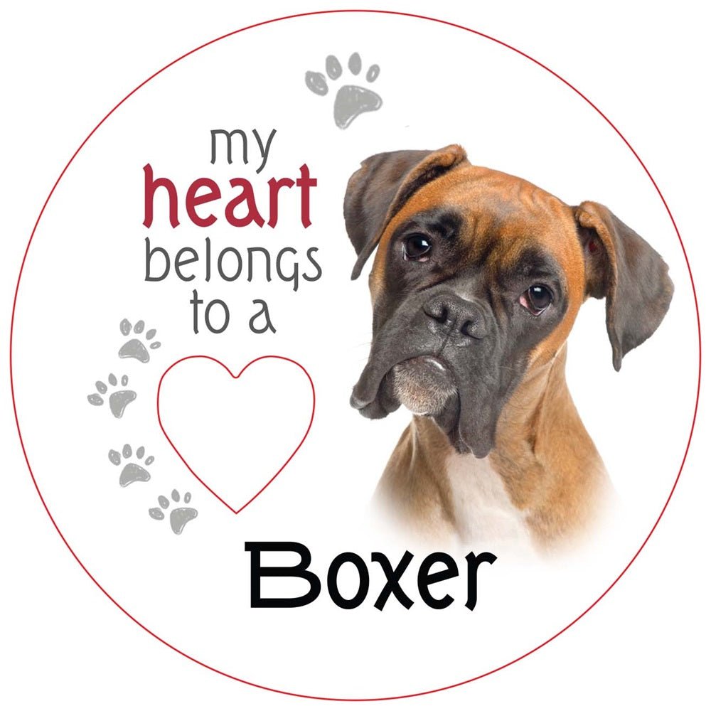 Boxer Piece of My Heart Magnet - MarshallsHealthShop