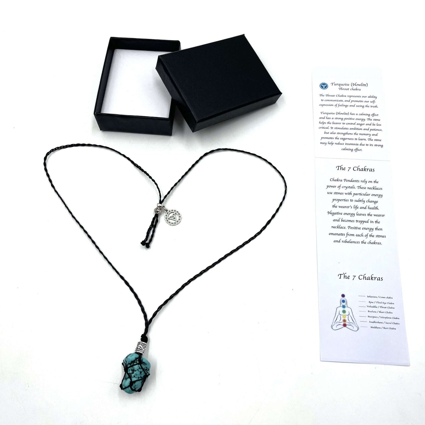 Braided Stone Necklace Turquoise (Howlite) - 1st Stop Marshall's Health Shop, Gift Shop! - Heath and Natural Therapy New Brighton Christchurch - Naturopath