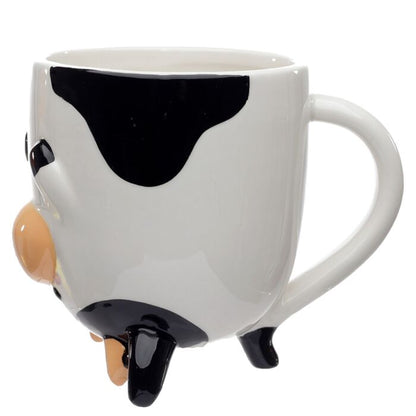 Bramley Bunch Cow Upside Down Ceramic Mug - MarshallsHealthShop