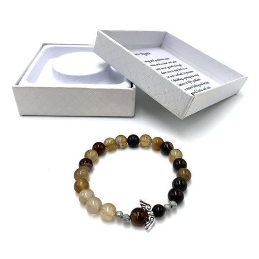 Brown Agate Bracelet - 1st Stop Marshall's Health Shop, Gift Shop! - Heath and Natural Therapy New Brighton Christchurch - Naturopath