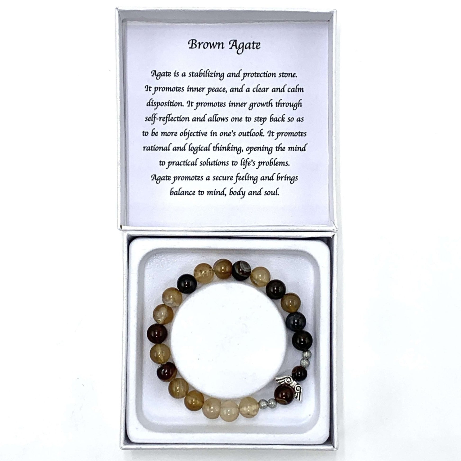 Brown Agate Bracelet - 1st Stop Marshall's Health Shop, Gift Shop! - Heath and Natural Therapy New Brighton Christchurch - Naturopath