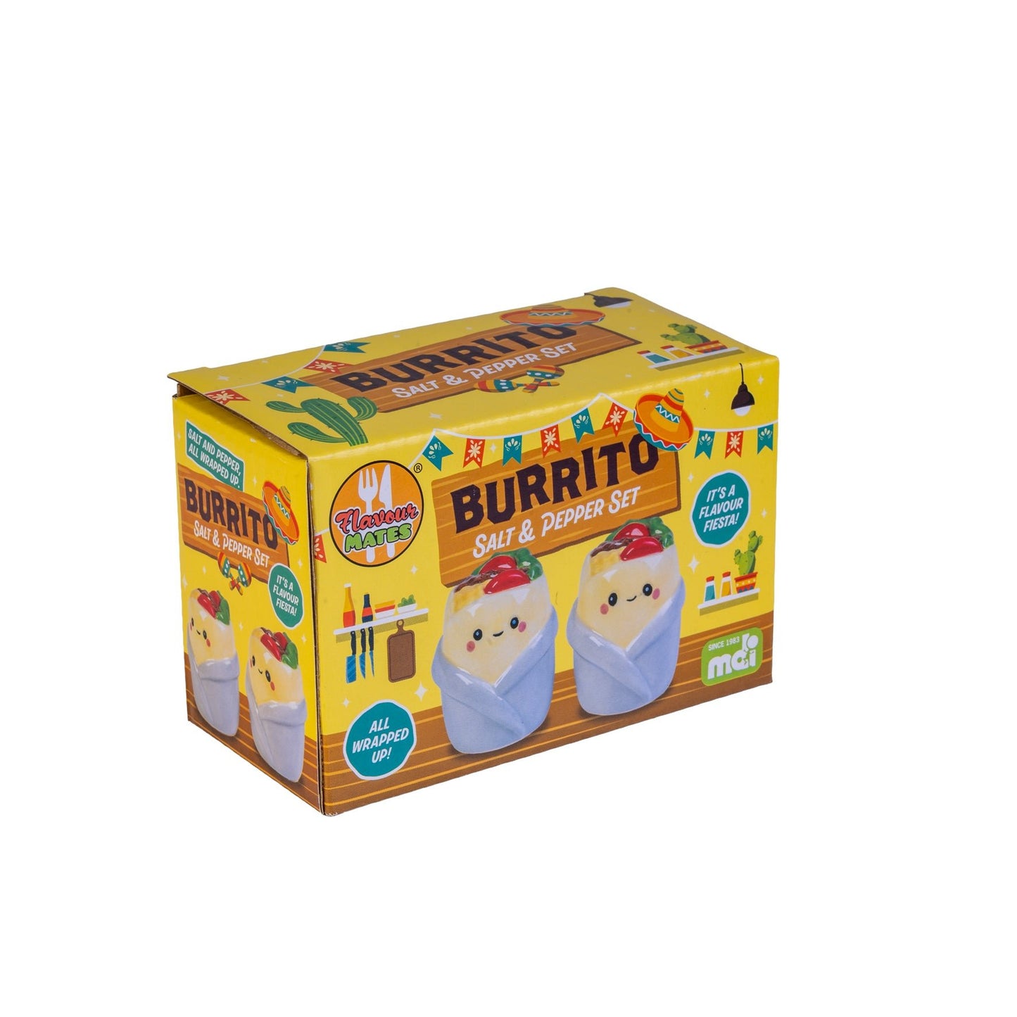 Burrito Salt & Pepper Set - 1st Stop Marshall's Health Shop, Gift Shop! - Heath and Natural Therapy New Brighton Christchurch - Naturopath
