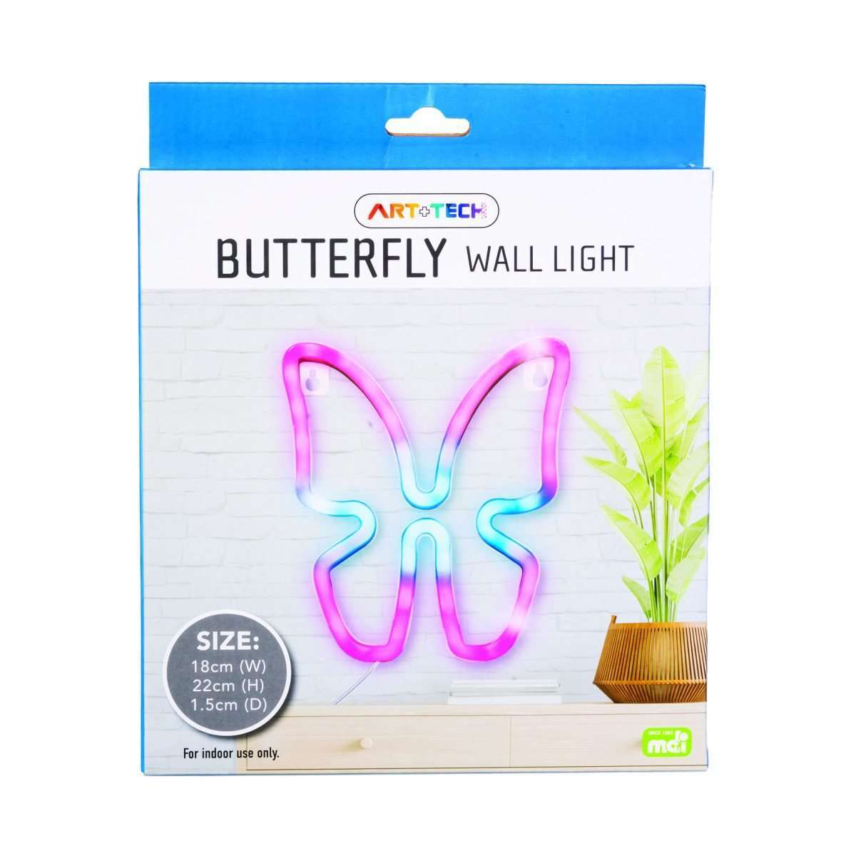 Butterfly LED Wall Light# - 1st Stop Marshall's Health Shop, Gift Shop! - Heath and Natural Therapy New Brighton Christchurch - Naturopath#