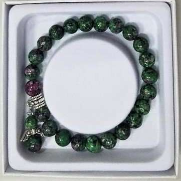 Ruby Zoisite bracelet