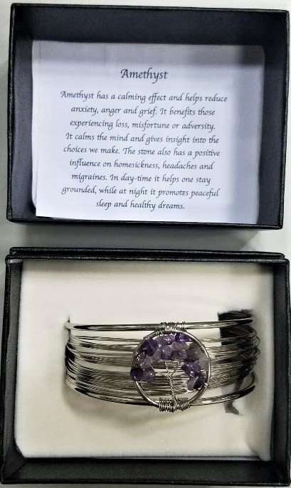 Amethyst Tree Of Life Bracelet
1st Stop, Marshall's Health Shop, Gift Shop!

SKU: T5AM