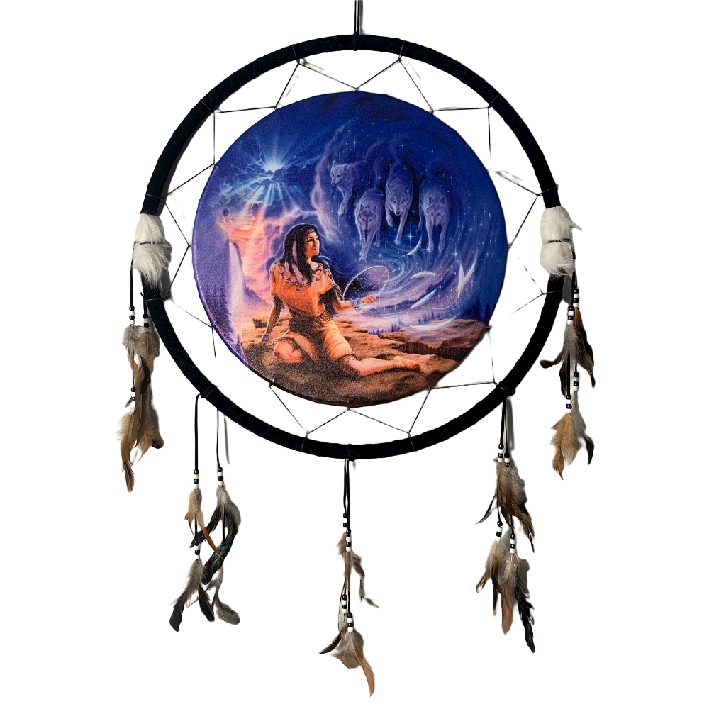 Dreamcatcher Indian/Wolves