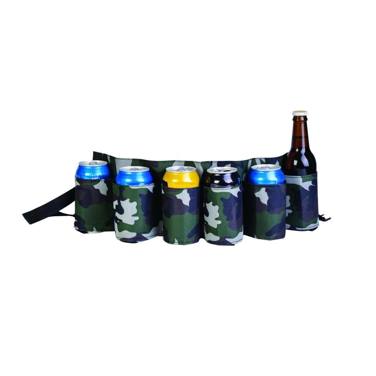 Camo Beer Belt Holder - 1st Stop Marshall's Health Shop, Gift Shop! - Heath and Natural Therapy New Brighton Christchurch - Naturopath