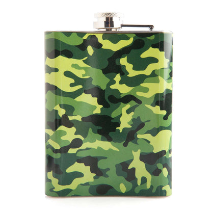 Camo Metal Flask - MarshallsHealthShop