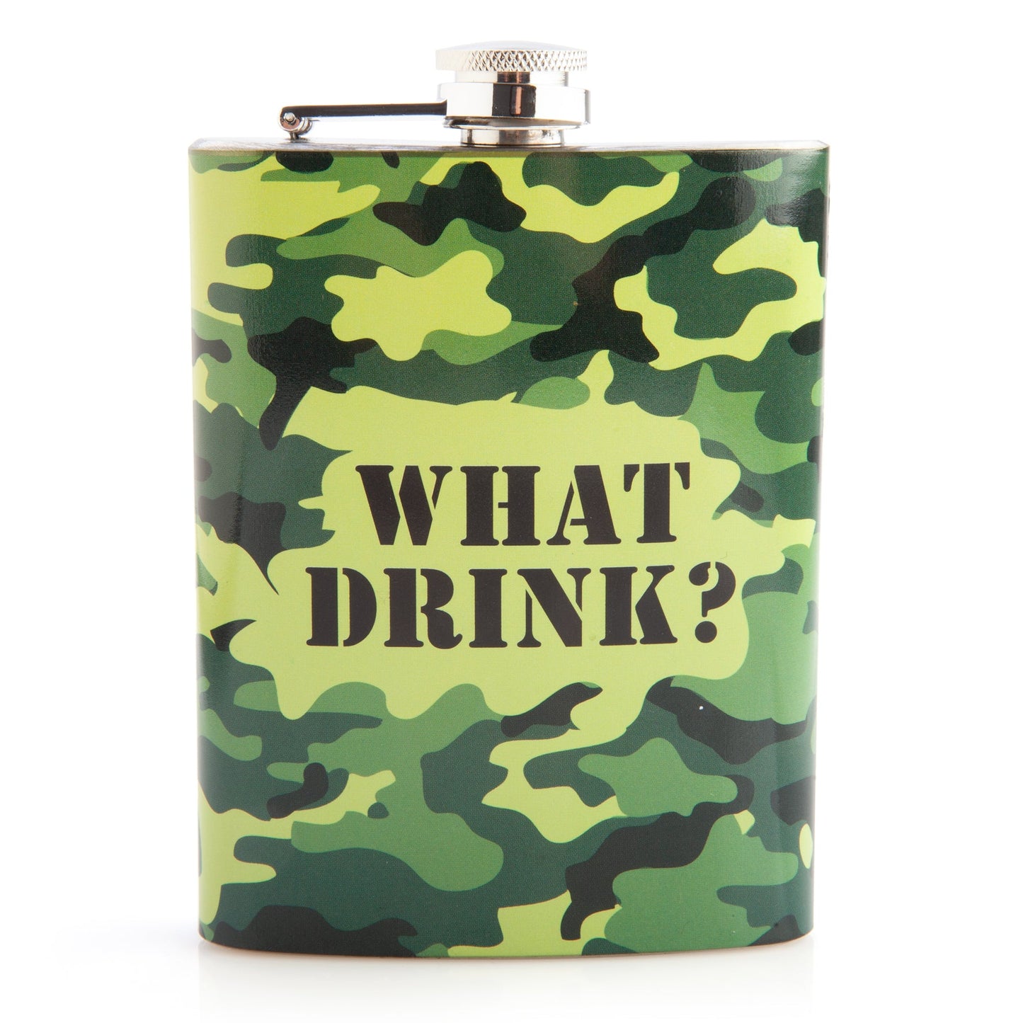 Camo Metal Flask - MarshallsHealthShop