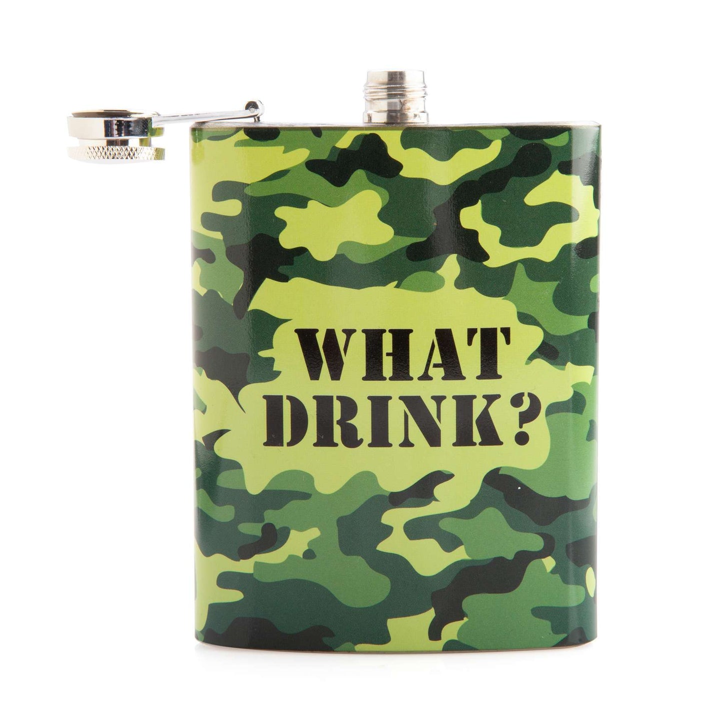 Camo Metal Flask - MarshallsHealthShop