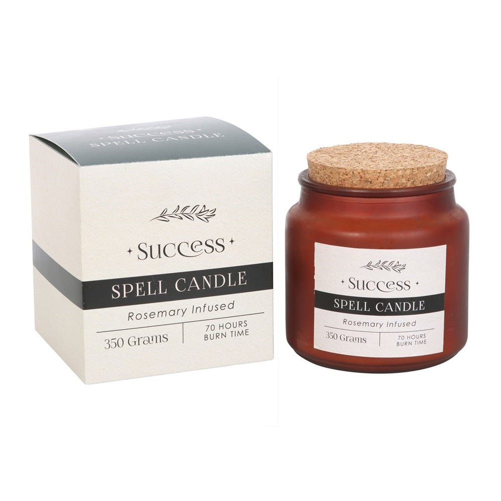 Candle Success Spell Rosemary Infused - MarshallsHealthShop