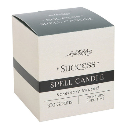 Candle Success Spell Rosemary Infused - MarshallsHealthShop
