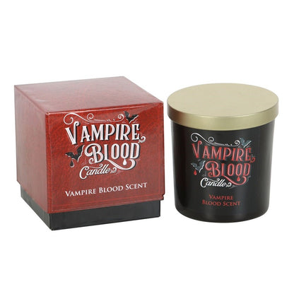 Vampire Blood Scented Candle
H:9.5 x W:8 x D:8 cm - Whether you're staying in for a horror movie marathon or hosting a lavish dinner party with friends, this vampire blood candle will help set the scene and create a mystical atmosphere. Presented in a sleek, gothic-inspired black glass jar with a gold coloured lid for sealing in the scent when not in use. Part of the Victorian Vampire range of gothic gifts and home decor.

1st Stop, Marshall's Health Shop, Gift Shop!
SKU: SDVV14124