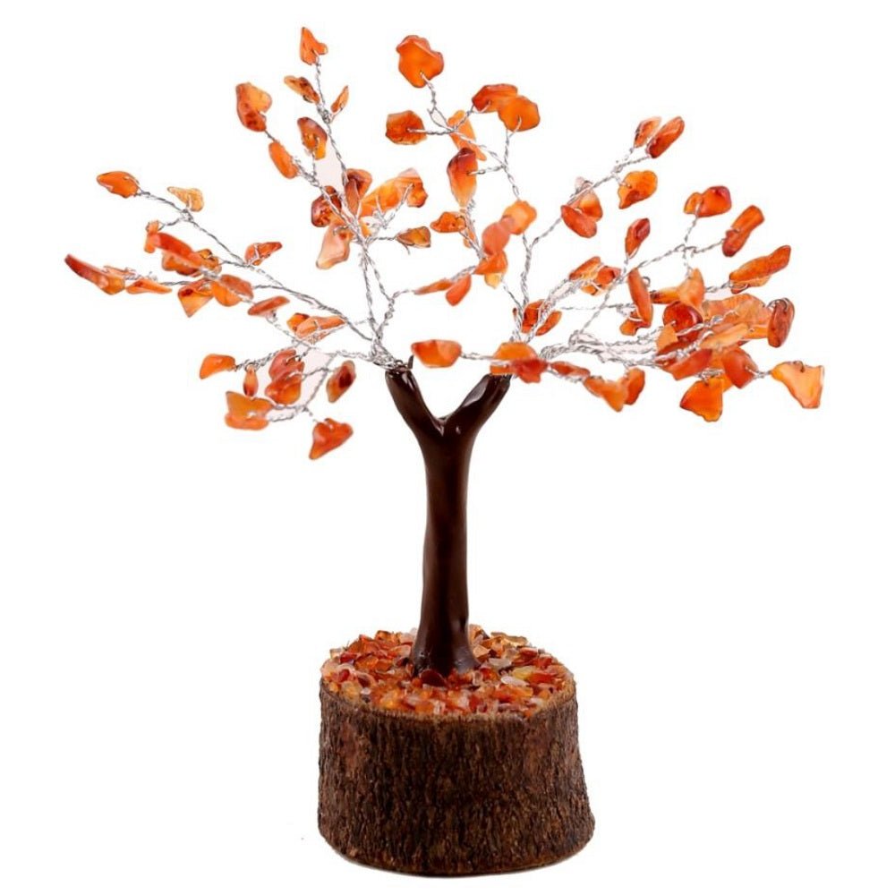 Carnelian Crystal Tree 19cm - MarshallsHealthShop