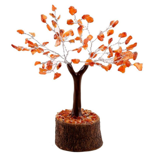 Carnelian Crystal Tree 19cm - MarshallsHealthShop