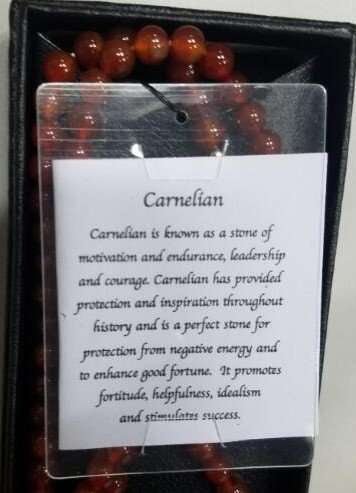 Carnelian Mala Necklace - 1st Stop Marshall's Health Shop, Gift Shop! - Heath and Natural Therapy New Brighton Christchurch - Naturopath