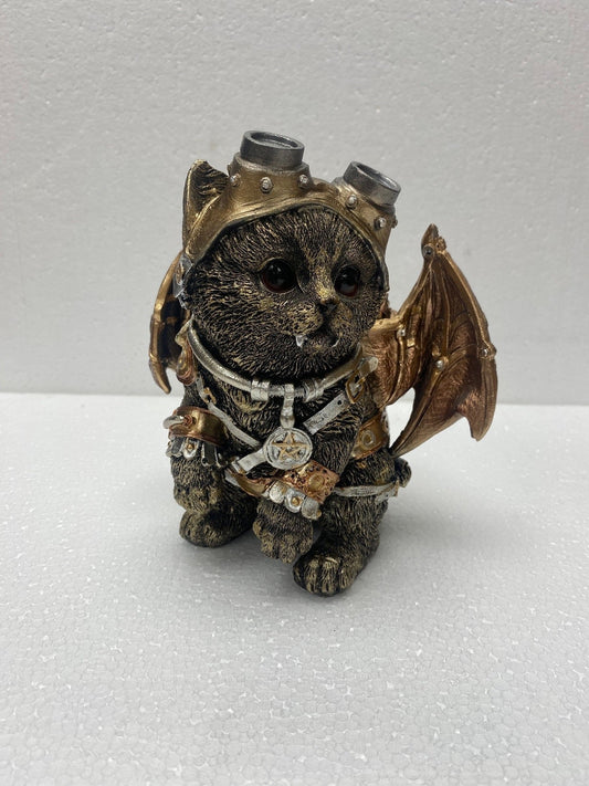 Cat With Goggles Steampunk - 1st Stop Marshall's Health Shop, Gift Shop! - Heath and Natural Therapy New Brighton Christchurch - Naturopath