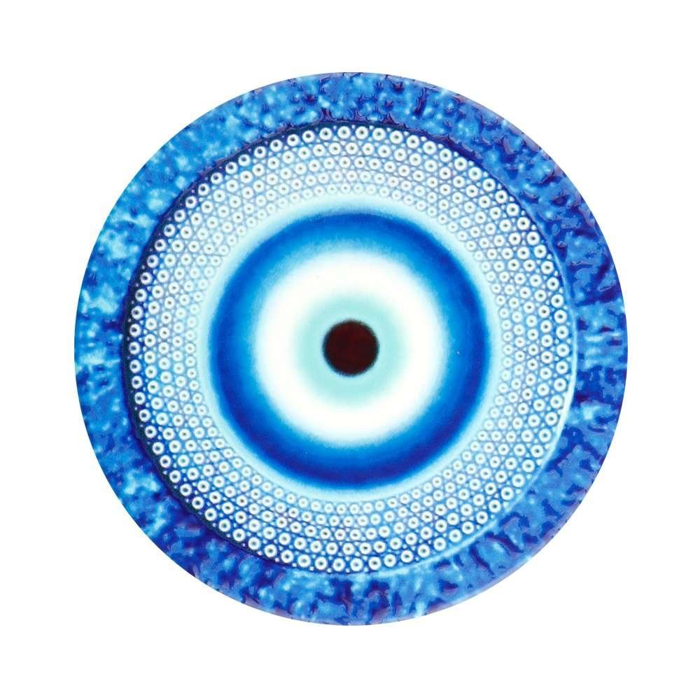Ceramic Coaster Evil Eye Sml (CM6) - MarshallsHealthShop