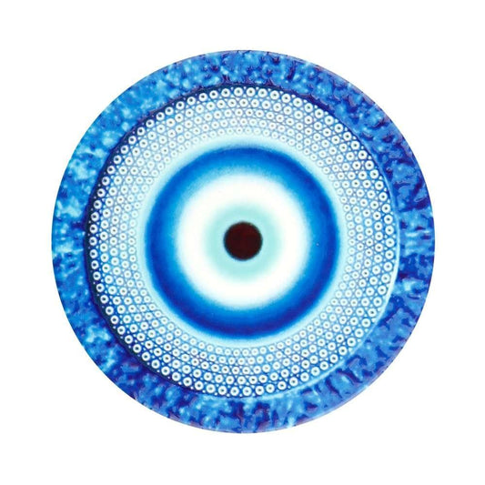 Ceramic Coaster Evil Eye Sml (CM6) - MarshallsHealthShop