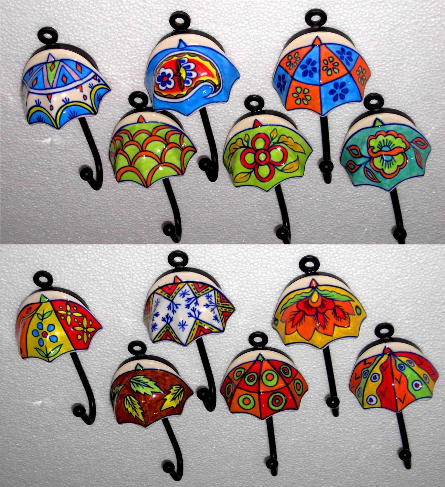 Ceramic Hooks Umbrella Hooks (12) - MarshallsHealthShop