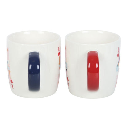 Ceramic Mug Her Ladyship &amp; His Lordship

Celebrate the perfect pair with the Her Ladyship &amp; His Lordship Couples Mug Set. Featuring matching designs in a white base with red and navy blue handles, these mugs are adorned with classic playing card motifs for the king and queen in your life. Ideal for anniversaries or as a charming gift for newlyweds. 350ml capacity each. Do not microwave. Hand wash only. Part of the King of Dads collection of gifts for Him.

1st Stop, Marshall's Health Shop, Gift Shop
