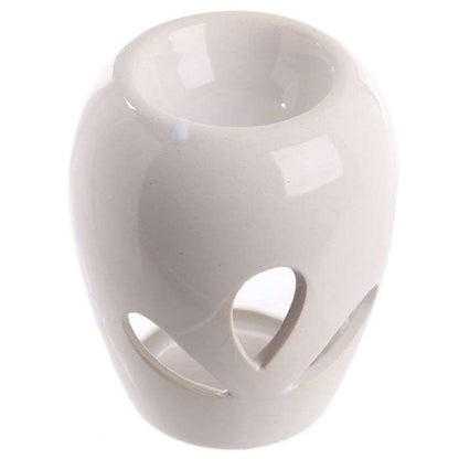 Ceramic Oil Burner Petal Cut/Out 10.5cm - MarshallsHealthShop