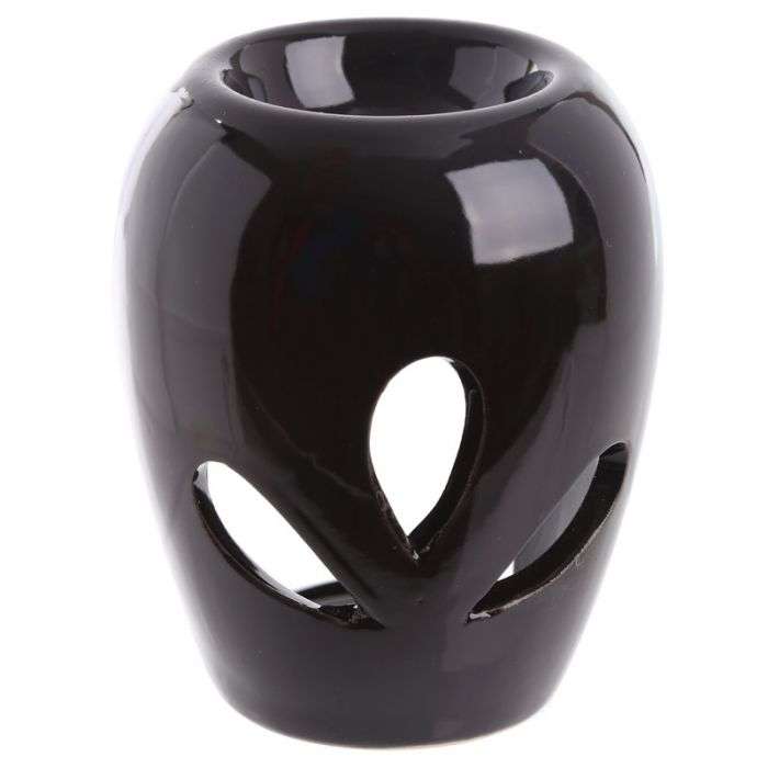 Ceramic Oil Burner Petal Cut/Out 10.5cm - MarshallsHealthShop