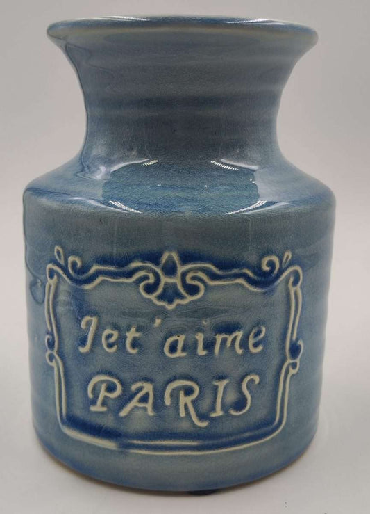 Ceramic Storage Jar Je t'aime Paris - MarshallsHealthShop