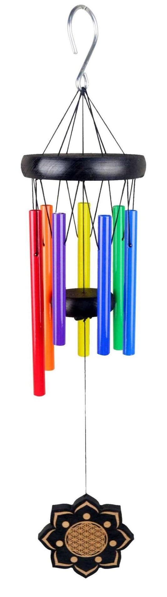 Chakra Chime Multi Col Flower Of Life - MarshallsHealthShop