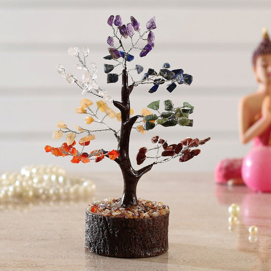 Chakra Crystal Tree 19cm - MarshallsHealthShop
